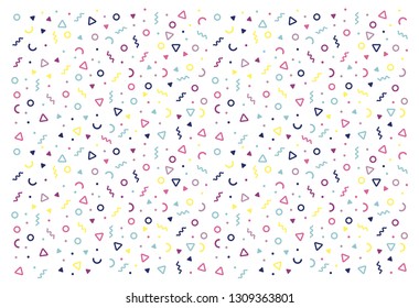 Motif de fête coloré image vectorielle