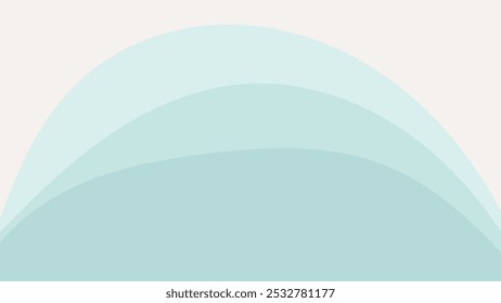 colorful pastel abstract waves layer background vector design