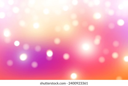 Coloridos tonos pastel de fondo abstracto de luz suave, Vector eps 10 ilustración de partículas de bokeh, decoración de fondo