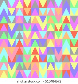 colorful pastel chevron pattern
