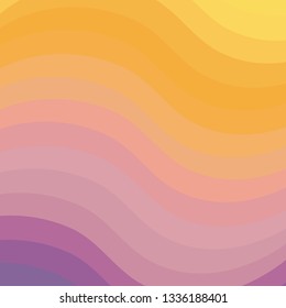 colorful pastel curves line. color waves 