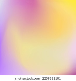 Colorful pastel gradient. Blurred abstract background. Smooth transitions of pink and yellow colors. Rainbow backdrop.