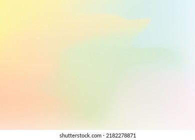 Colorful Pastel Gradient Watercolor Background. Abstract Wallpaper. Vector