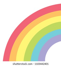 Colorful pastel rainbow pattern background for making template layout.