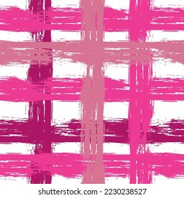 colorful pastel rainbow watercolor plaid repeat seamless pattern digital painting