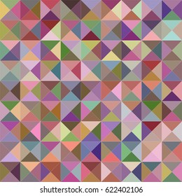 Colorful pastel triangle mosaic vector background design