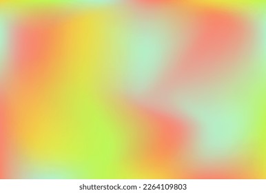 Colorful pastel vector blurred gradient textures. Abstract tie-dye banners. Color style background. Wallpaper for site, social media, fons, card, poster, banner, presentation, game, print, postcards