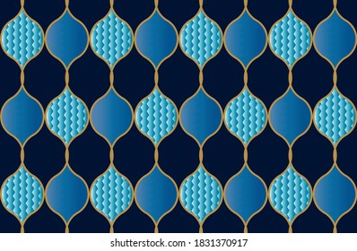 Colorful patchwork pattern with geometric ornaments.Stylish print for fabric and textile.EPS10 Illustration.