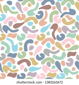 Colorful pattern with abstract shapes