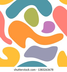 Colorful pattern with abstract shapes