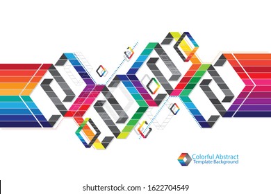 Colorful pattern abstract with space for your business design