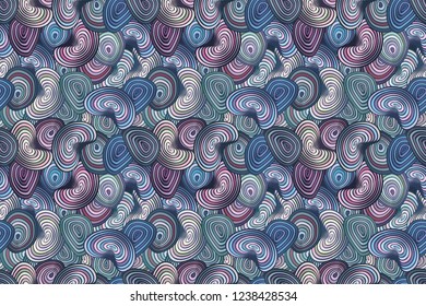 Colorful pattern with abstract waves. Can be used for desktop wallpaper or poster,for pattern fills, surface textures, web page backgrounds, textile and more