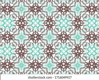 Colorful Pattern Background. Create from ethnic element and ornament. Suitable for wallpaper, art deco, and textile printing