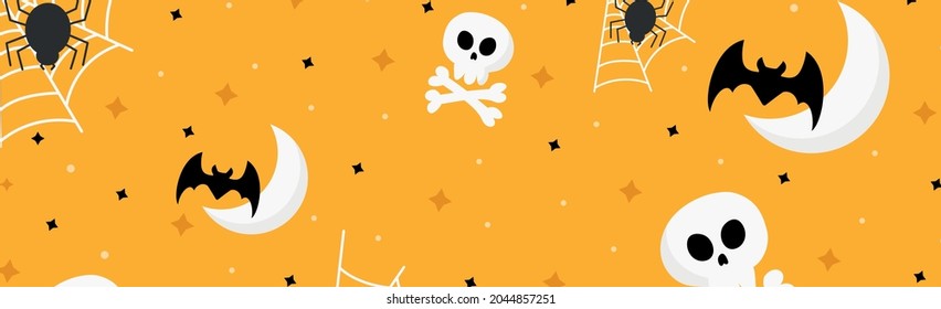 Colorful pattern background for the holiday halloween - Vector illustration