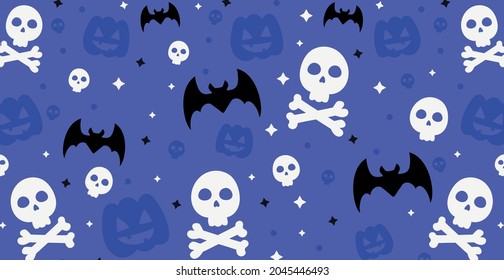 Colorful pattern background for the holiday halloween - Vector