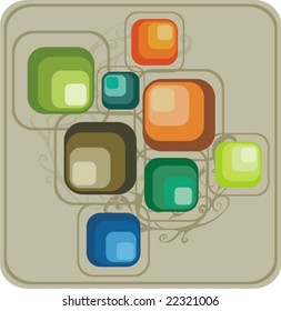 Colorful pattern background,vector
