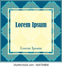 Colorful pattern card