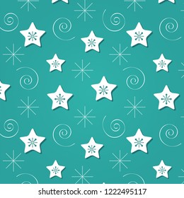 Colorful Pattern with Christmas Elements