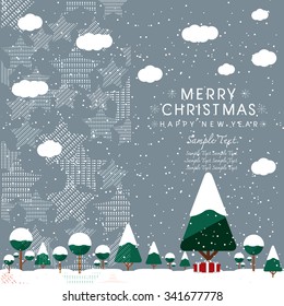 Colorful Pattern with Christmas Elements.Vector Background.