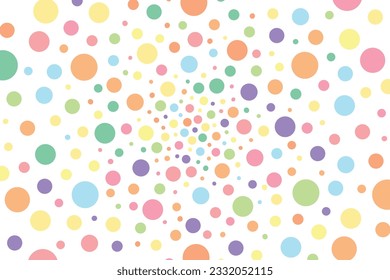 Farbiges Muster der farbigen Punkte