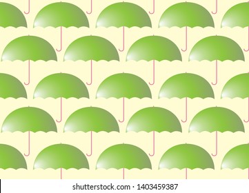 Colorful pattern design with umbrellas 