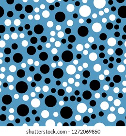 Colorful pattern with different rounds an circles. Texture background for textile, print, paper, fabric background, wallpaper