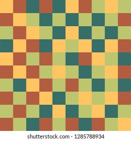 Colorful pattern with different shapes objects. Texture background for textile, print, paper, fabric background, wallpaper