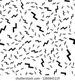 Vector Pattern Black White Geometric Shapes Stock Vector (Royalty Free ...