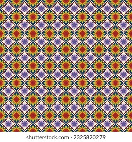 a colorful pattern with a geometric design

