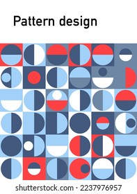 Colorful pattern geometric shapes composition. Modern geometric abstract background covers. Vector illustration.