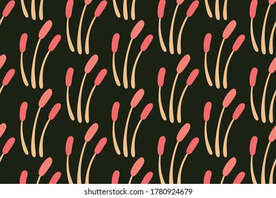 Colorful pattern with hand drawn elements. Vector background illustration 