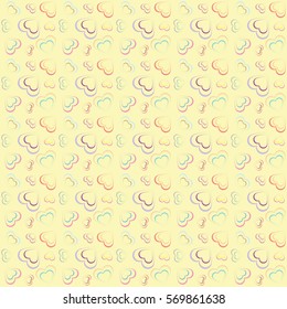 colorful pattern with  hearts. Background for Valentine's Day greetings cards and gifts papers. Vector illustration.