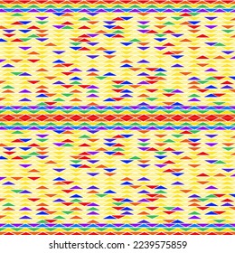 Colorful pattern of little triangle.