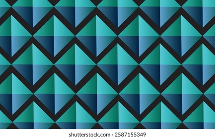 A colorful pattern with squares and a blue and orange background