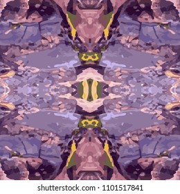 Colorful pattern for textiles. Kaleidoscope for ceramic tiles, wallpapers and design. Abstract pattern for packaging