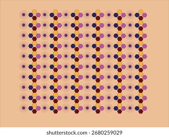 Colorful pattern with texture and template multicolored colorful ornamen