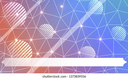 Colorful pattern with triangles, line., circle, with gradient. For your business, advert, wallpaper. Vector illustration. Creative gradient color