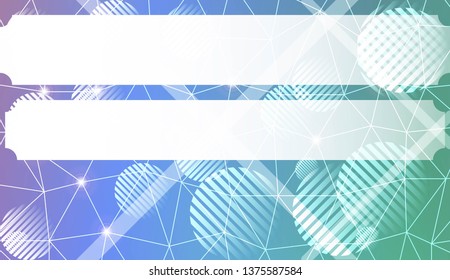 Colorful pattern with triangles, line., circle, with gradient. For your business, advert, wallpaper. Vector illustration. Creative gradient color
