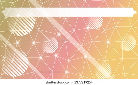 Colorful pattern with triangles, line., circle, with gradient. For your business, advert, wallpaper. Vector illustration. Creative gradient color