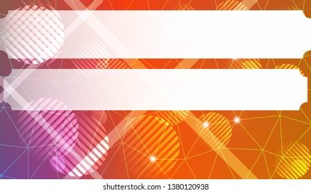 Colorful pattern with triangles, line., circle, with gradient. For your business, advert, wallpaper. Vector illustration. Creative gradient color