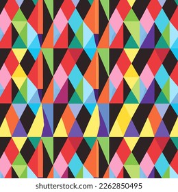 Colorful Pattern Vector Background Style. Handmade vector art.