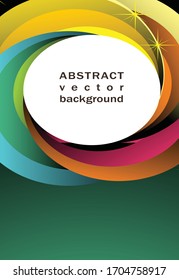Colorful pattern vector card background (2)