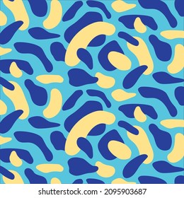 Patrón colorido. Ilustración vectorial. Ilustración al estilo doodle. Textura para imprenta en textiles e imprenta, para decoración interior.