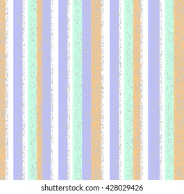A colorful pattern of vertical stripes in grunge style. Vector seamless