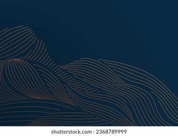 Colorful pattern of wavy lines. Background template for interior design, packaging, social networks. An idea for creative design