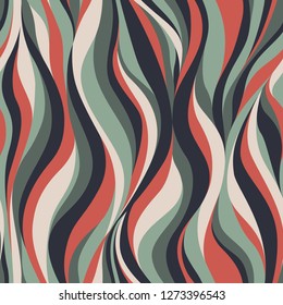 colorful pattern of wavy lines, brigth vector of lines, liquid print for clothes and things, flexible background