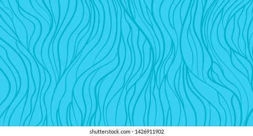 Colorful pattern with wavy stripes. Repeating abstract waves. Stripe texture with many lines. Colored illustration for design