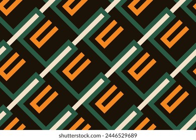 a colorful pattern with a yellow and green design