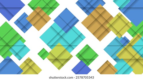 Colorful patterned diamond abstract background material