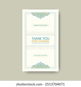 Tarjetas de agradecimiento de boda estampadas de colores